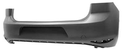 Pare-chocs arrière à peindre pour VOLKSWAGEN GOLF VII de 2012 à 2016, Neuf