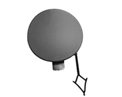 Bouchon cache crochet remorquage pare-chocs arrière à peindre pour VOLKSWAGEN GOLF VII de 2012 à 2016, Neuf