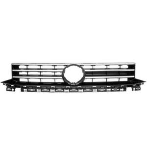 Grille radiateur noire brillant avec moulure chromé pour VOLKSWAGEN CADDY de 2015 à 2020, Neuve