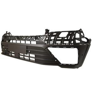 Pare-chocs avant inférieur avec trous radars parking+supports noir granuleux pour VOLKSWAGEN LT CRAFTER depuis 2017, Neuf