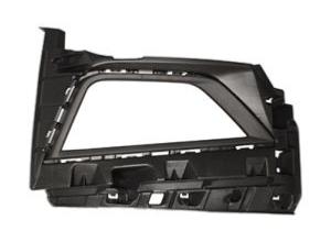 Grille latéral gauche avec trou antibrouillard pare-chocs avant pour VOLKSWAGEN POLO de 2017 à 2021, Neuve