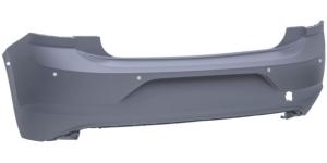 Pare-chocs arrière de 4 capteurs stationnement + 2 capteurs park assist à peindre pour VOLKSWAGEN POLO de 2017 à 2021, Neuf