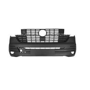 Pare-chocs avant noir avec 4 traces capteurs pour VOLKSWAGEN TRANSPORTER/CARAVELLE TYP6.1 de 2019 à 2021, Neuf