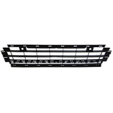 Grille central pare-chocs avant-noir avec trous radars et supports pour VOLKSWAGEN GOLF VIII depuis 192020, Neuve