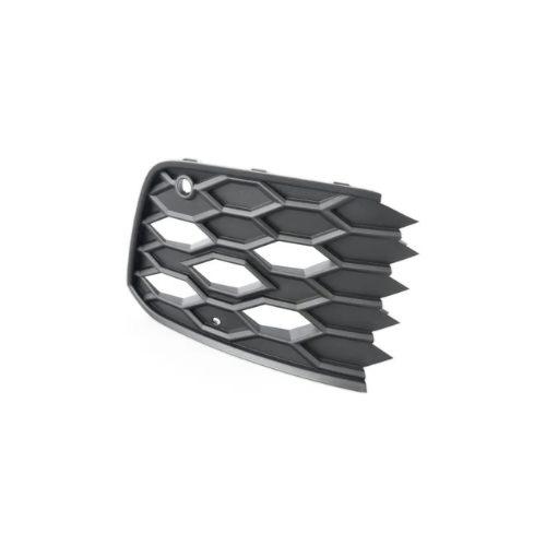 Grille gauche pare-chocs avant-noir-avec siege antibrouillardavec trous park assist POUR MODÈLE GTI/GTD pour VOLKSWAGEN GOLF VIII GTI/GTD depuis 2020, Neuve