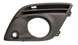 Grille latéral gauche avec siège antibrouillard avec trous radars stationnement noire pare-chocs avant pour VOLVO XC60 de 2008 à 2013, Neuve