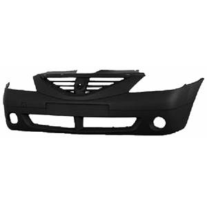 Pare-chocs avant avec trou antibrouillard modèle 1/06>4/07 pour DACIA LOGAN de 2006 à 2008, Neuf