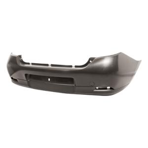 Pare-chocs arrière noir-lisse a primer-avec traces radar avec bouchon crochet modèle berline 4 porte pour DACIA LOGAN de 2013 à 2016, Neuf