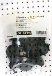 Kit vis et fixation complet POUR ASSEMBLÉE AILE AVANT DROIT GAUCHE pour RENAULT SCENIC de 2003 à 2006,