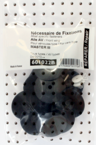 Kit vis et fixation complet POUR ASSEMBLÉE AILE AVANT DROIT GAUCHE pour RENAULT MASTER de 2010 à 2014,