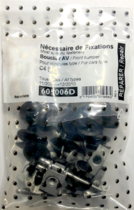 Kit vis et fixation complet POUR ASSEMBLÉE PARE-CHOCS AVANT pour CITROEN C4 de 2008 à 2010,