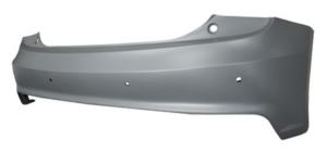 Pare-chocs arrière avec apprêt avec trous park assist pour AUDI A1 de 2014 à 2018, Neuf