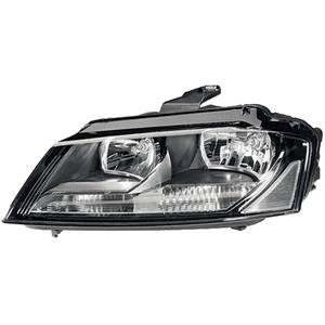 Phare optique h7+h7 gauche avec corps noir pour AUDI A3 RY de 2008 à 2012, Neuf