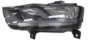 Phare optique h7+h7 gauche avec corps noir pour AUDI Q3 de 2011 à 2014, Neuf