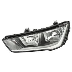 Phare optique gauche h7-h15-hy21w avec moteur parabole électrique chromé pour AUDI A1 de 2014 à 2018, Neuf