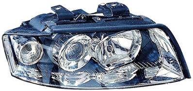 Phare optique h7+h7 droit pour AUDI A4 de 2000 à 2004, Neuf