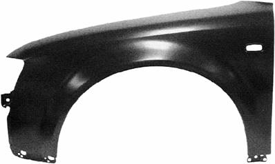 Aile avant gauche avec trou modèle zinc pour AUDI A4 de 2000 à 2004, Neuve