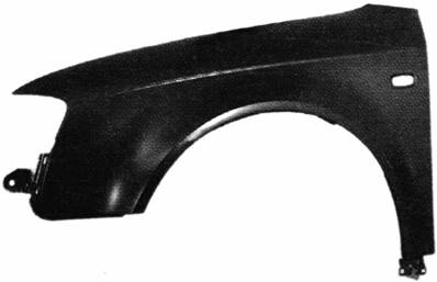 Aile avant gauche avec trou pour AUDI A4 de 2004 à 2007, Neuve