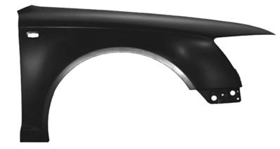 Aile avant droite avec trou pour AUDI A6 de 2004 à 2008, Neuve