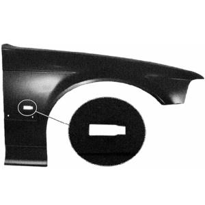 Aile avant droite avec trou modèle 9/96>6/98 pour BMW SERIE 3 E36 COUPE de 1990 à 1998, Neuve