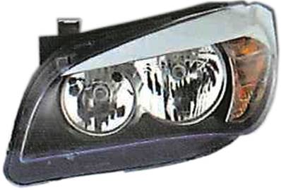 Phare optique h7+h7 gauche avec corps noir pour BMW X1 E84 de 2009 à 2012, Neuf