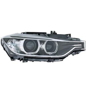 Phare optique h1+h7 droit avec corps noir adaptable zkw pour BMW SERIE 3 F30 de 2012 à 2014, Neuf