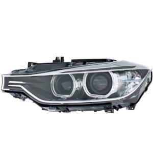Phare optique h1+h7 gauche avec corps noir adaptable zkw pour BMW SERIE 3 F30 de 2012 à 2014, Neuf