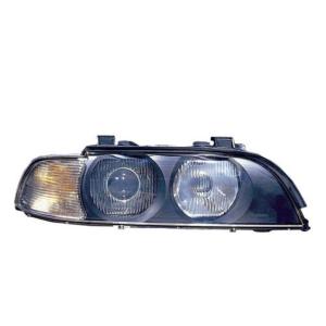 Phare optique hb4+hb3 droit avec lenticulaire avec indicateur direction incolore modèle 12/95>9/00 pour BMW SERIE 5 E39 de 1995 à 2003, Neuf