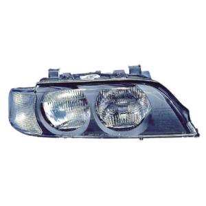 Phare optique droit h7+hb3 avec indicateur incolore modèle 12/95>9/00 pour BMW SERIE 5 E39 de 1995 à 2003, Neuf