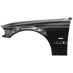 Aile avant gauche avec trou pour BMW SERIE 3 E46 de 1998 à 2001, Neuve