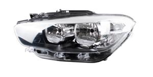 Phare optique gauche h7+h7 électrique avec moteur-led-noir pour BMW SERIE 1 F20/F21 depuis 2015, Neuf