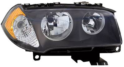 Phare optique h7+h7 droit avec indicateur direction orange pour BMW X3 E83 de 2004 à 2006, Neuf
