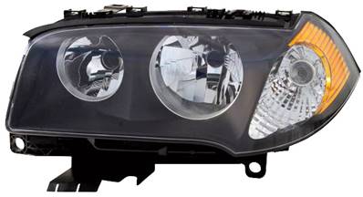 Phare optique h7+h7 gauche avec indicateur direction orange pour BMW X3 E83 de 2004 à 2006, Neuf