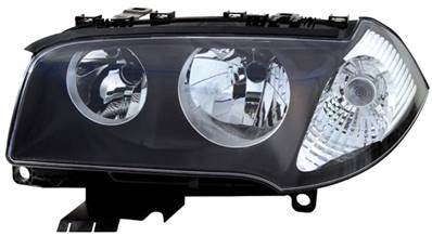 Phare optique h7+h7 gauche avec indicateur direction incolore pour BMW X3 E83 de 2004 à 2006, Neuf