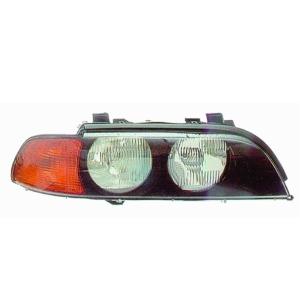 Phare optique droit h7+hb3 avec indicateur direction orange modèle 12/95>9/00 pour BMW SERIE 5 E39 de 1995 à 2003, Neuf