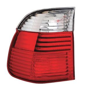 Feu arrière gauche extérieur rouge et blanc à led modèle tournée (s.w) 10/00>7/03 pour BMW SERIE 5 E39 de 1995 à 2003, Neuf