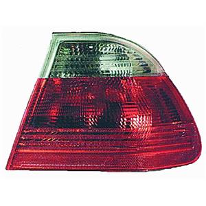 Feu arrière droit extérieur rouge et blanc modèle berline pour BMW SERIE 3 E46 de 1998 à 2001, Neuf