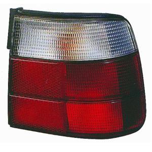 Feu arrière droit extérieur rouge et blanc modèle berline pour BMW SERIE 5 E34 de 1988 à 1995, Neuf