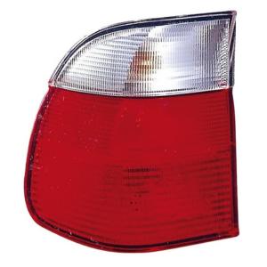 Feu arrière rouge et blanc modèle tournée (s.w) 12/95> gauche pour BMW SERIE 5 E39 de 1995 à 2003, Neuf