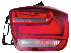 Feu arrière droit rouge incolore à led pour BMW SERIE 1 F20 de 2011 à 2015, Neuf