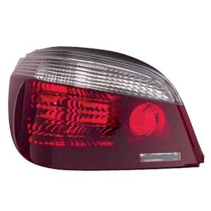 Feu arrière gauche rouge et fumé modèle berline pour BMW SERIE 5 E60 E61 de 2003 à 2007, Neuf