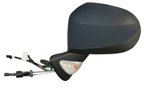 Rétroviseur gauche asphérique mécanique avec indicateur direction à peindre 2 épingle pour RENAULT MODUS de 2008 à 2013, Neuf