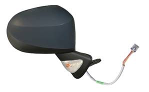 Rétroviseur droit électrique degivrant avec indicateur direction avec sonde à peindre 9 épingle pour RENAULT MODUS de 2008 à 2013, Neuf