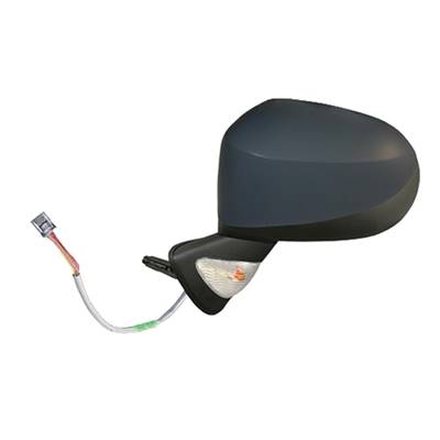 Rétroviseur gauche asphérique électrique degivrant avec indicateur direction rabattable à peindre 9 épingle pour RENAULT MODUS de 2008 à 2013, Neuf
