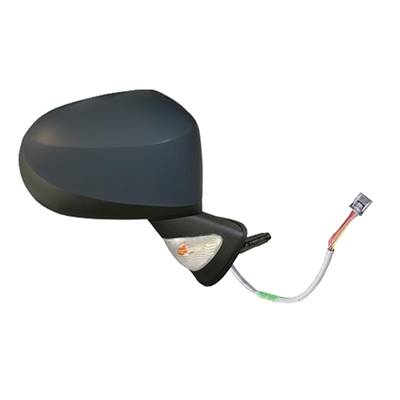 Rétroviseur droit électrique degivrant avec indicateur direction avec sonde rabattable à peindre 11 épingle pour RENAULT MODUS de 2008 à 2013, Neuf