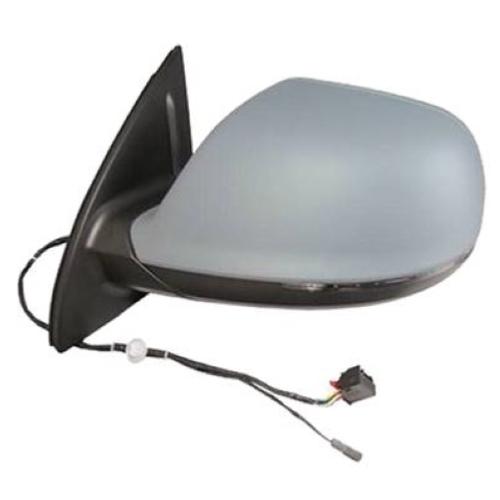 Rétroviseur gauche asphérique électrique degivrant avec indicateur direction à peindre 8 épingle pour AUDI Q7 RY de 2009 à 2015, Neuf