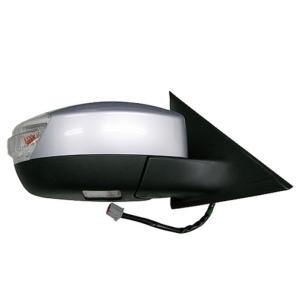 Rétroviseur droit électrique degivrant avec indicateur direction avec feu de courtoisie avec mémoire rabattable à peindre 12 épingle modèle ghia pour FORD GALAXY 9/06>12/10 RY , Neuf