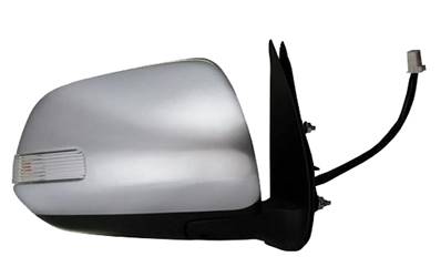 Rétroviseur droit électrique avec indicateur direction rabattable avec coque chromé pour TOYOTA HILUX PICK UP de 2011 à 2016, Neuf