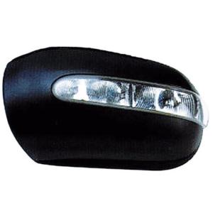 Coque de rétroviseur gauche avec indicateur direction intégré à peindre pour MERCEDES (W220) CLASSE S de 2002 à 2005,