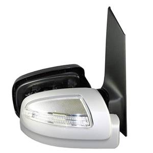 Rétroviseur droit asphérique électrique degivrant avec indicateur direction à peindre 6 pin pour MERCEDES (W639) V VIANO/VITO de 2010 à 2014, Neuf